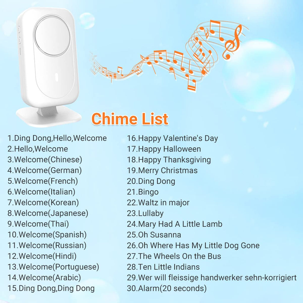 Wireless Motion Sensor Door Chime: Boosting Security and Convenience