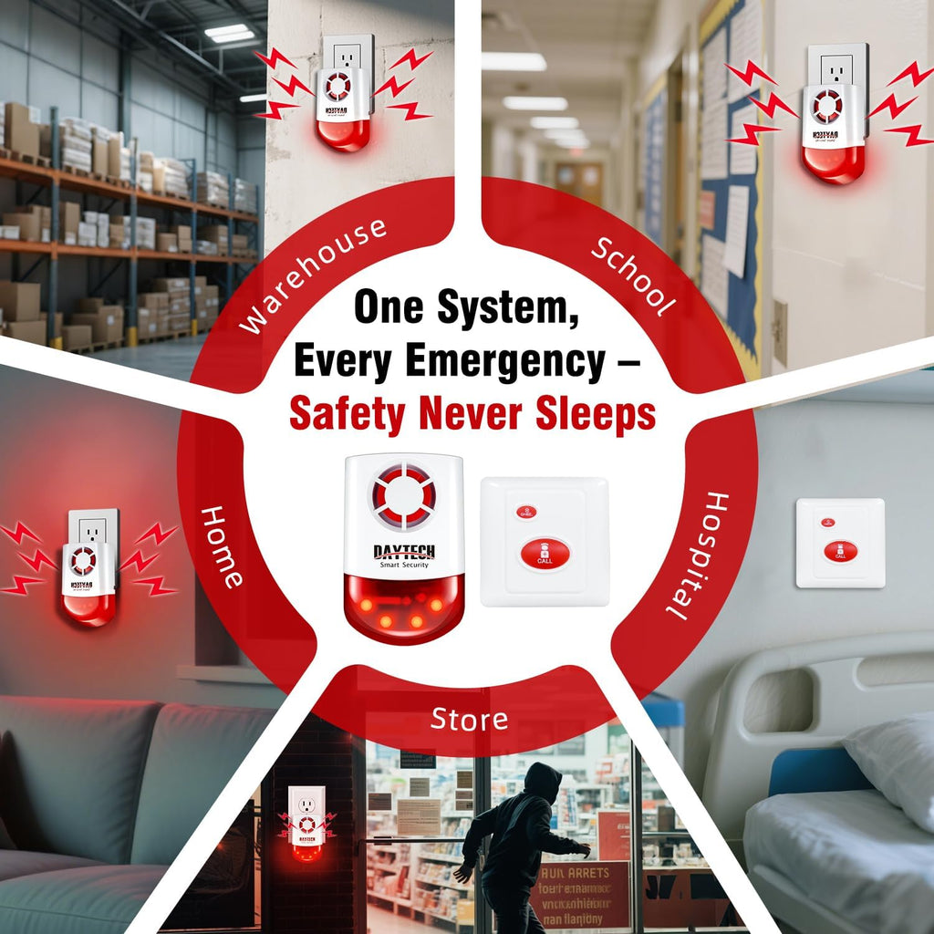 Efficient and Audible: A Practical Emergency Alarm Solution for Small Businesses