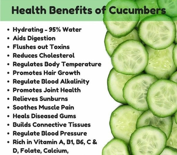 What happens if I eat lots of cucumber?