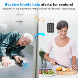 Wireless Emergency Call Button System - 500 Ft Range Caregiver Pager with LED Display, 10 Waterproof Alert Buttons & 1 Receiver for Elderly, Patients, Disabled at Home, Hospital, Clinic CallToU