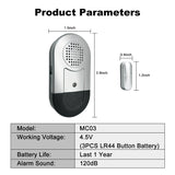 Daytech Wireless Door and Window Alarms: Protecting Kids and Elderly with 120DB Anti-Theft Security