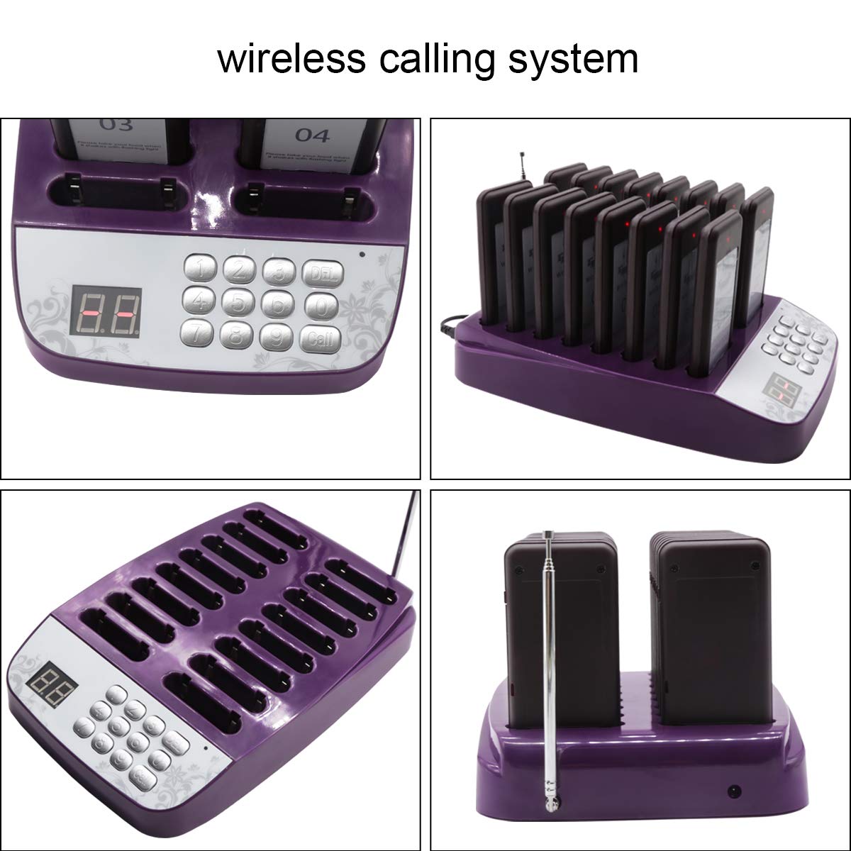 Système de radiomessagerie pour restaurant Daytech – Améliorez l'efficacité et l'expérience client avec des sous-verres portables à vibrations et alertes
