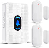 Garantice la seguridad y la eficiencia con nuestro timbre inalámbrico de 55 timbres, 5 niveles de volumen ajustables, modo de silencio, indicador LED, timbre de puerta para negocios.