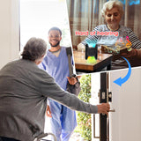 Timbre inalámbrico portátil Daytech de 304 m para personas con discapacidad auditiva: 4 modos, volumen ajustable, alcance de larga distancia. Perfecto para la vida independiente.