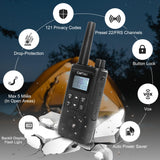 Outdoor Adventure Essentials: CallToU Long Range Walkie Talkies with NOAA Alerts and LED Flashlight CallToU