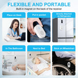 Daytech Téléavertisseur sans fil pour soignants et système de bouton d'appel d'urgence - Rechargeable, portable et extensible avec une portée de 1 000 pieds