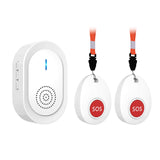 Daytech Caregiver Pager Call Button for Elderly Monitoring - Wireless Nurse Call Bell with 600+ Feet Range