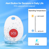 Daytech Caregiver Pager Call Button for Elderly Monitoring - Wireless Nurse Call Bell with 600+ Feet Range
