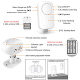 Kit de timbre con sensor de movimiento inalámbrico Daytech: mantenga su negocio y hogar seguros las 24 horas, los 7 días de la semana