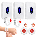 Daytech Wireless Caregiver Pager System for Elderly Disable Patient , Nurse Alert Ring Bell Alarm Buzzer Seniors