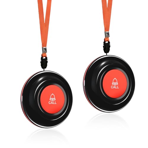 Daytech 500+ Feet Range, Perfect for Elderly Patients and Disabilities IP55 Waterproof Call Button