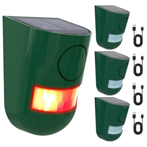 Daytech Smart, Solar-Powered Alarm That Keeps Intruders and Predators Away — Without Monthly Fees or Wires