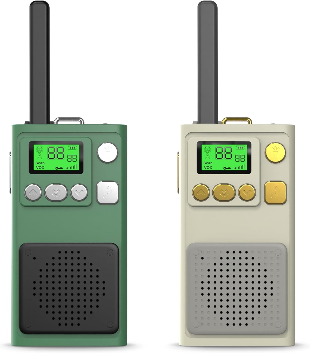 ChunHee 1/2 Mile Walkie Talkie 2 Way Radio for Kids Teens Caregiver Home Intercom for Kids Elderly Indoor Outdoor Two-Way Radio Walkie Talkie, Battery-Powered CallToU
