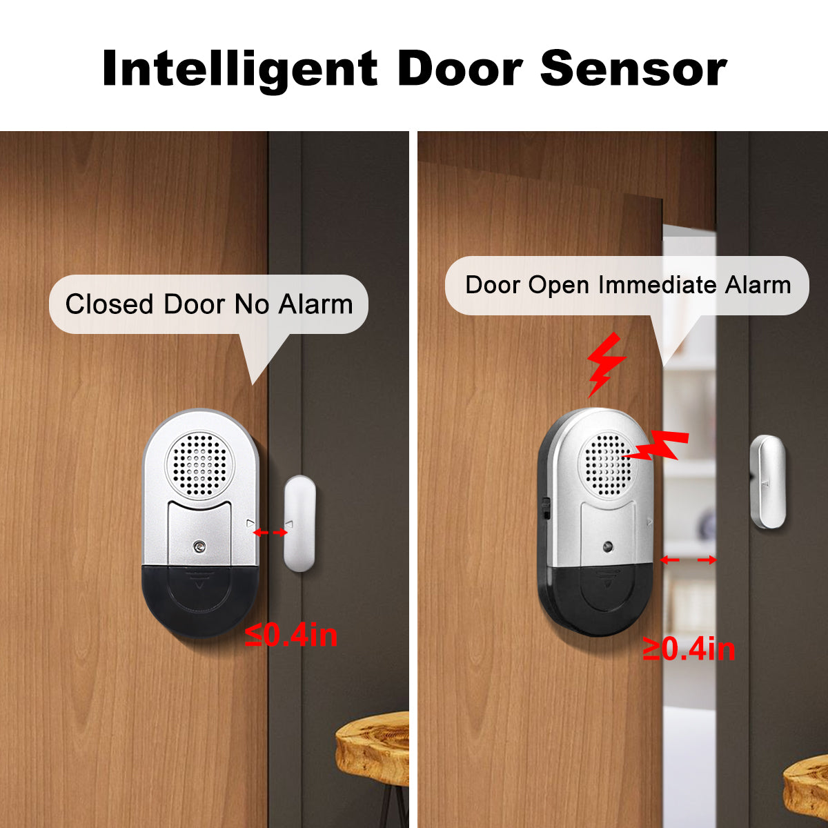 Daytech Wireless Door and Window Alarms: Protecting Kids and Elderly with 120DB Anti-Theft Security