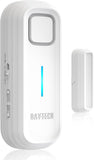 DAYTECH Freezer Door Alarm with Delay 1/2/3/4 mins When Left Open Window Chime Close Doors Reminder Refrigerator Door Alarm 0 to 120 dB for Fridge Home Store Office 2 Sets White