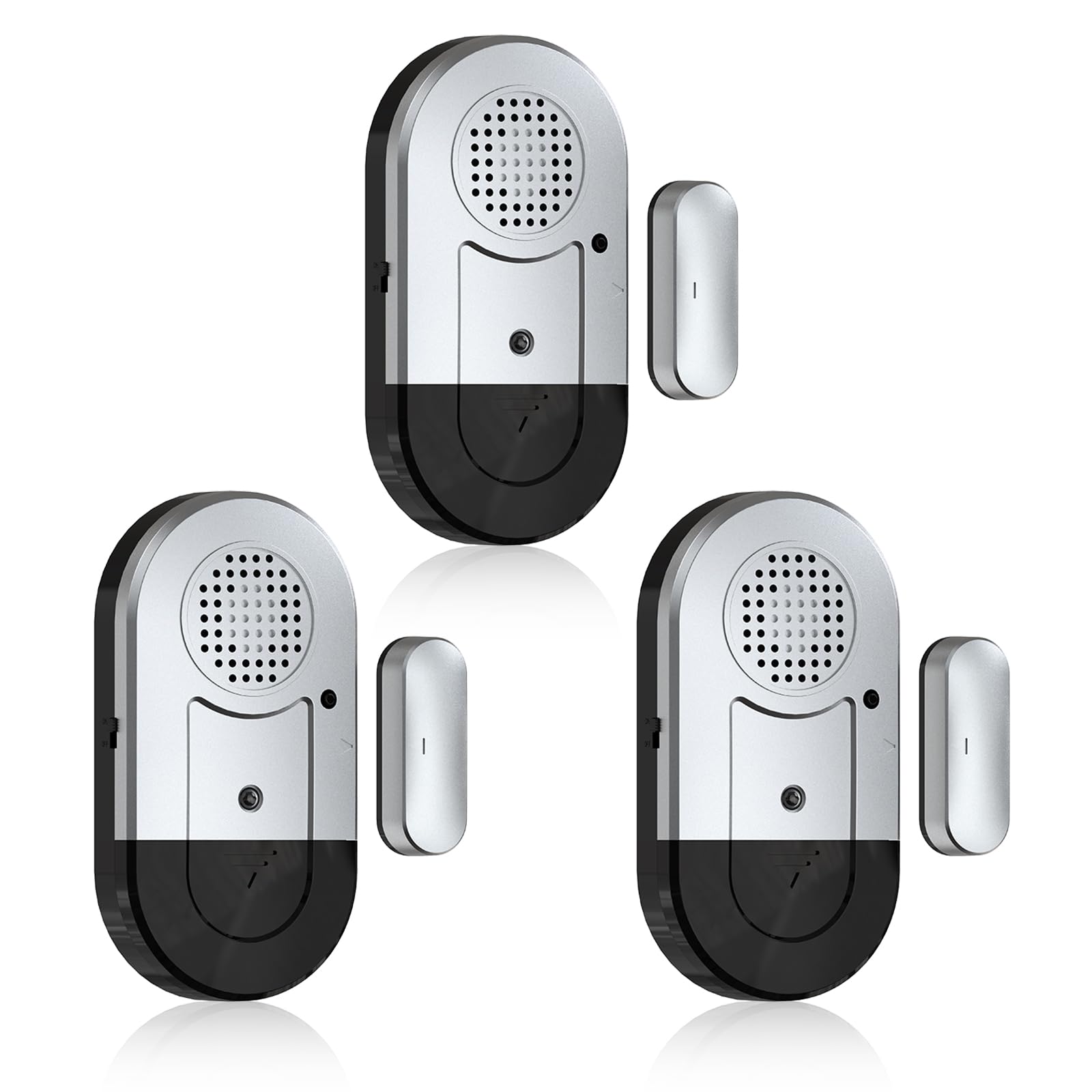 Daytech 4 Pcs Door Alarm/Window Alarm, Home Wireless Door Sensor for Kids and Elderly Safety, 120DB Anti Theft Security Magnetic Sensor