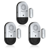 Daytech Lot de 4 alarmes de porte/fenêtre, capteur de porte sans fil pour la sécurité des enfants et des personnes âgées, capteur magnétique de sécurité antivol 120 dB