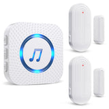 Daytech Secure your home or business with this long-range wireless door alarm. 55 chimes, 5 volume levels, and LED alerts ensure you never miss a visitor or intruder!