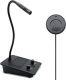 Daytech Window Speaker Intercom System – Dual-Way Noise-Free Microphone & Speaker for Banks, Offices, Hospitals & Businesses