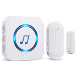 Daytech Secure your home or business with this long-range wireless door alarm. 55 chimes, 5 volume levels, and LED alerts ensure you never miss a visitor or intruder!