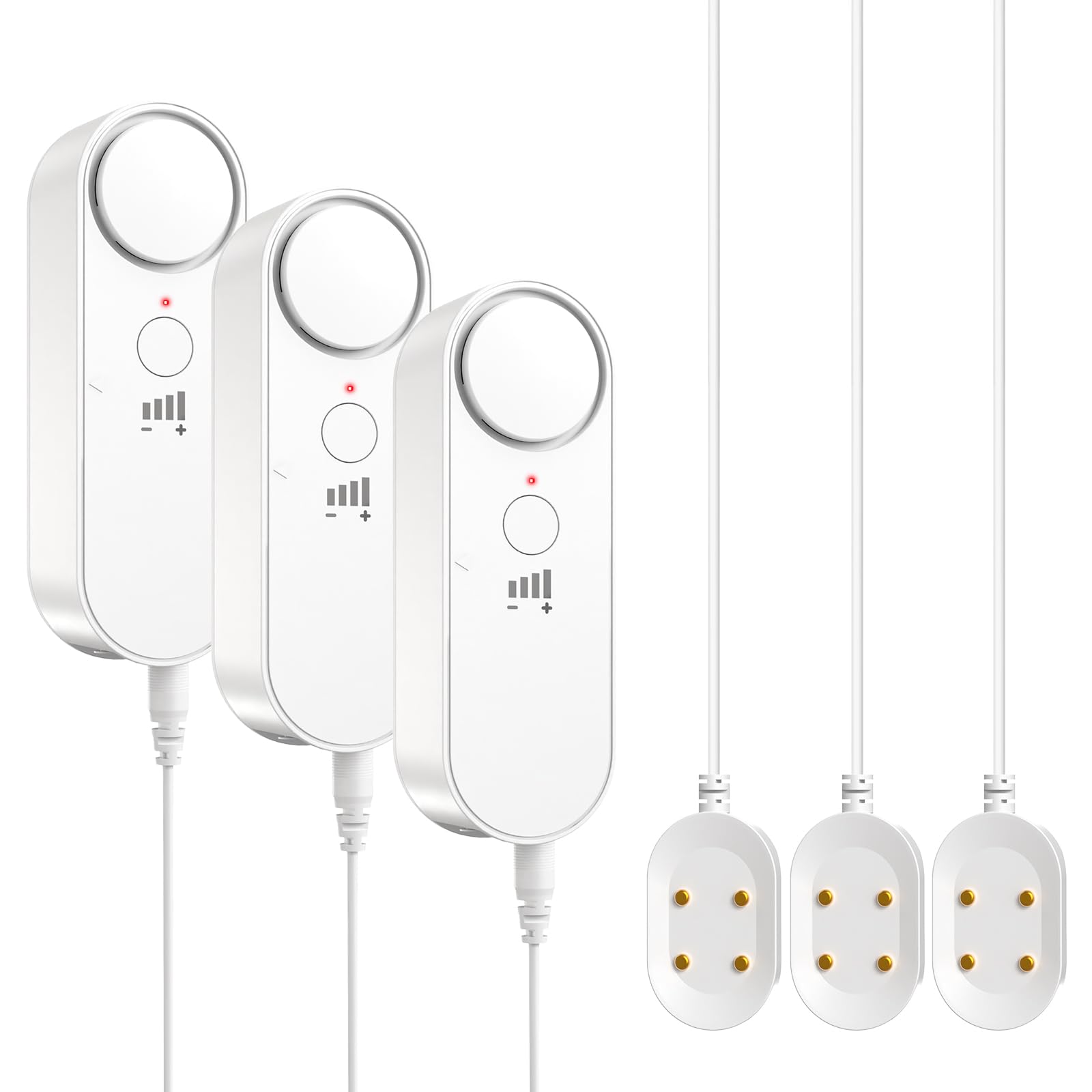 Daytech Stop costly leaks fast! This 100dB water sensor detects drips, floods & seepage. Easy setup with 6.5ft cable. Ideal for home, basement & appliances.