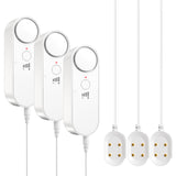Daytech Stop costly leaks fast! This 100dB water sensor detects drips, floods & seepage. Easy setup with 6.5ft cable. Ideal for home, basement & appliances.