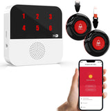 Daytech Ensure safety & peace of mind with our WiFi Smart Wireless Caregiver Pager. LED display,SOS buttons for instant help. No fees, just safety!