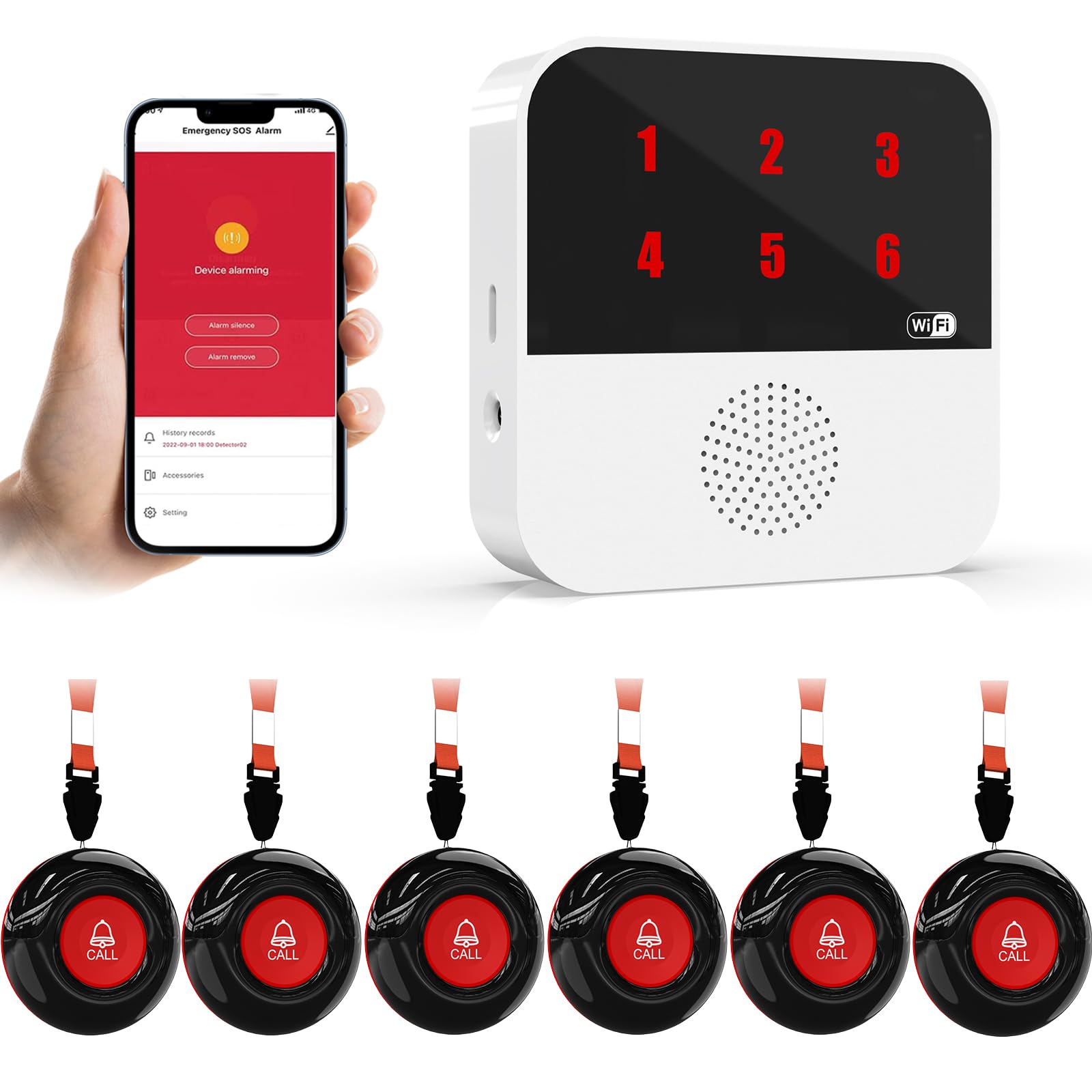 Daytech: Garantiza tu seguridad y tranquilidad con nuestro localizador inalámbrico inteligente WiFi para cuidadores. Pantalla LED y botones SOS para ayuda inmediata. ¡Sin cargos, solo seguridad!