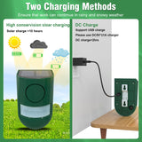 Daytech Smart, Solar-Powered Alarm That Keeps Intruders and Predators Away — Without Monthly Fees or Wires