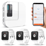 CallTou Smart Wrist Alarm for Elderly – Wireless SOS Panic Button with Tuya WiFi, Rechargeable Call Button & Phone Alerts(复制) CallToU