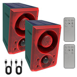 Daytech Motion Sensor Alarm with 130dB Siren & Flash – Keep Coyotes, Deer & Raccoons Away