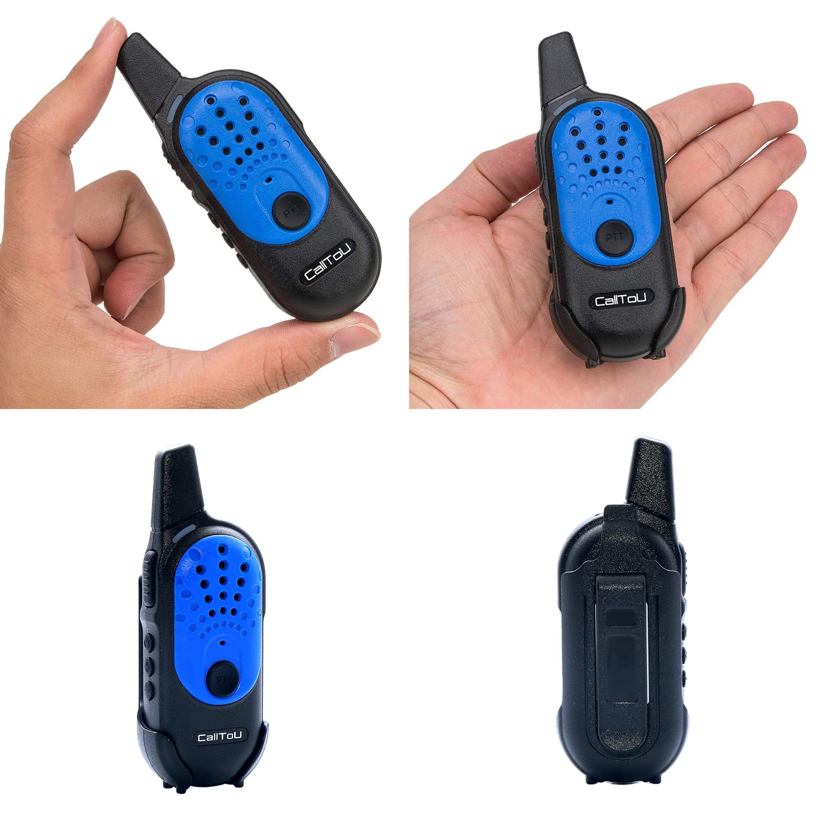 CalltoU 2 Way Radio intercom System 2PCS Mini Kids Wallkie Talkies Long Range for Outdoor CallToU