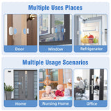 Daytech Door Chime WiFi Door Sensor Open Chime When Entering Alert Your Phone,Alarms for Kids Safety 500 FT Range 20 Ringtones