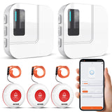 CallTou Smart Wrist Alarm for Elderly – Wireless SOS Panic Button with Tuya WiFi, Rechargeable Call Button & Phone Alerts(复制) CallToU