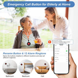 Daytech: Garantiza tu seguridad y tranquilidad con nuestro localizador inalámbrico inteligente WiFi para cuidadores. Pantalla LED y botones SOS para ayuda inmediata. ¡Sin cargos, solo seguridad!