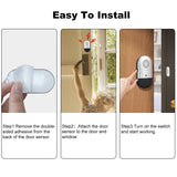 Daytech Wireless Door and Window Alarms: Protecting Kids and Elderly with 120DB Anti-Theft Security