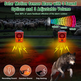 Daytech Motion Sensor Alarm with 130dB Siren & Flash – Keep Coyotes, Deer & Raccoons Away
