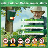 Daytech Smart, Solar-Powered Alarm That Keeps Intruders and Predators Away — Without Monthly Fees or Wires