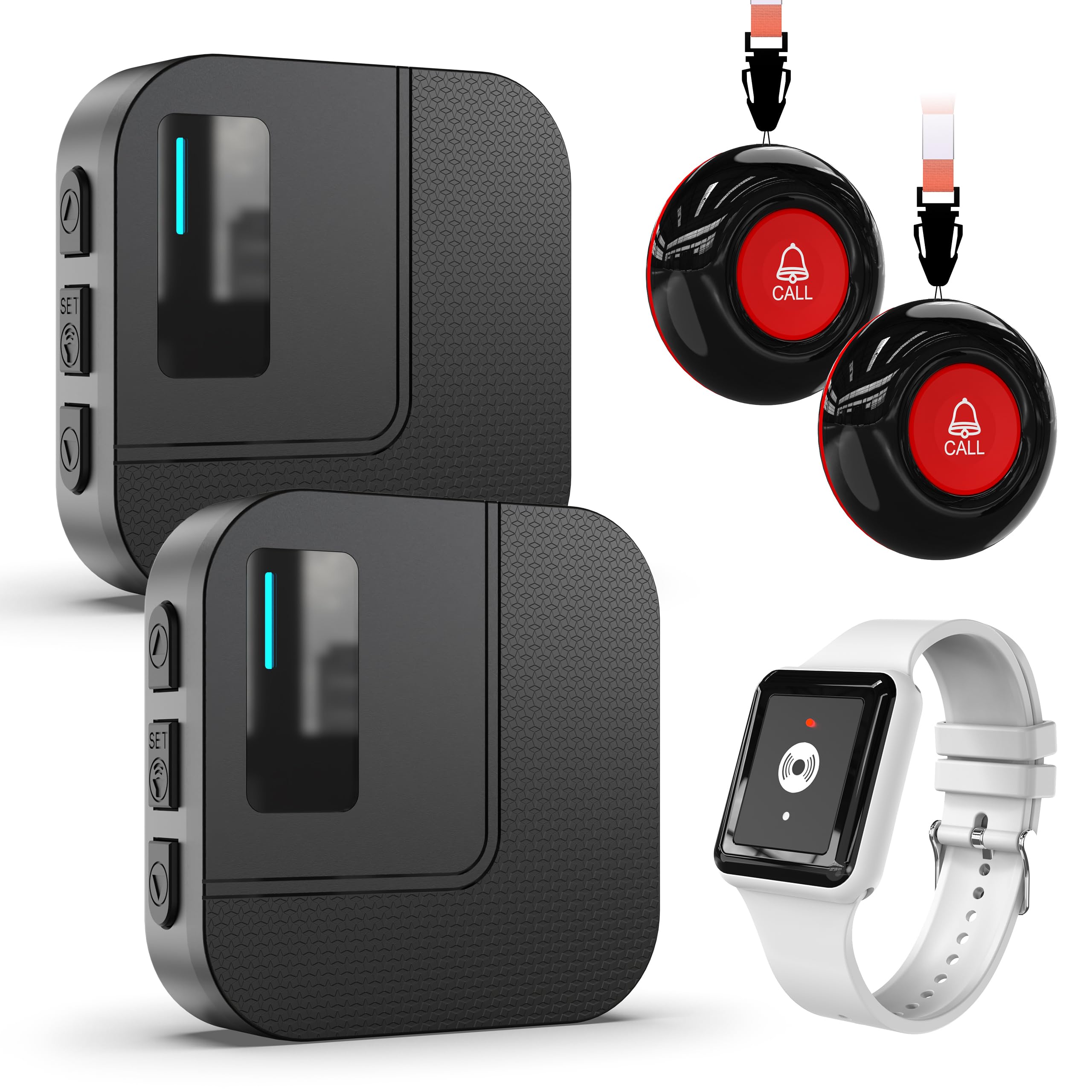 Daytech Wireless SOS Button for Elderly with Tuya Phone Alerts
