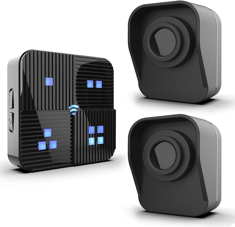 Daytech Wireless Driveway Alarm - Premium Motion Sensor Security System 800 Feet Long Range Protect Outside/Inside Property