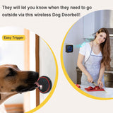 Sonnette de porte sans fil pour chien Daytech - Entraînement à la propreté et au-delà ! 🐾