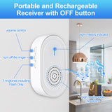 Daytech Caregiver Pager Call Button for Elderly at Home,Nurse Alert System Call Bell 600+ ft for Elderly Monitoring