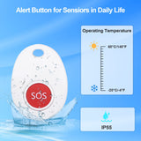 Daytech Caregiver Pager Call Button for Elderly at Home,Nurse Alert System Call Bell 600+ ft for Elderly Monitoring