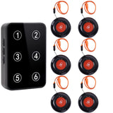 Daytech Wireless Nurse Call System with LED Number Display & 500Ft Range - Easy Installation, Panic Button, and Elderly Caregiver Alert