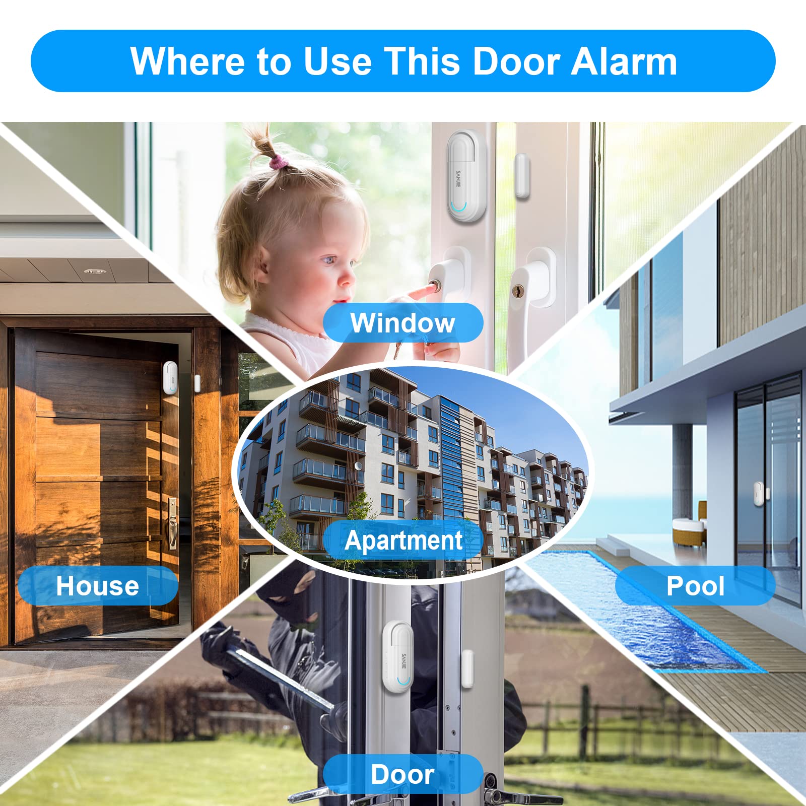 Alarma de puerta DAYTECH DA08