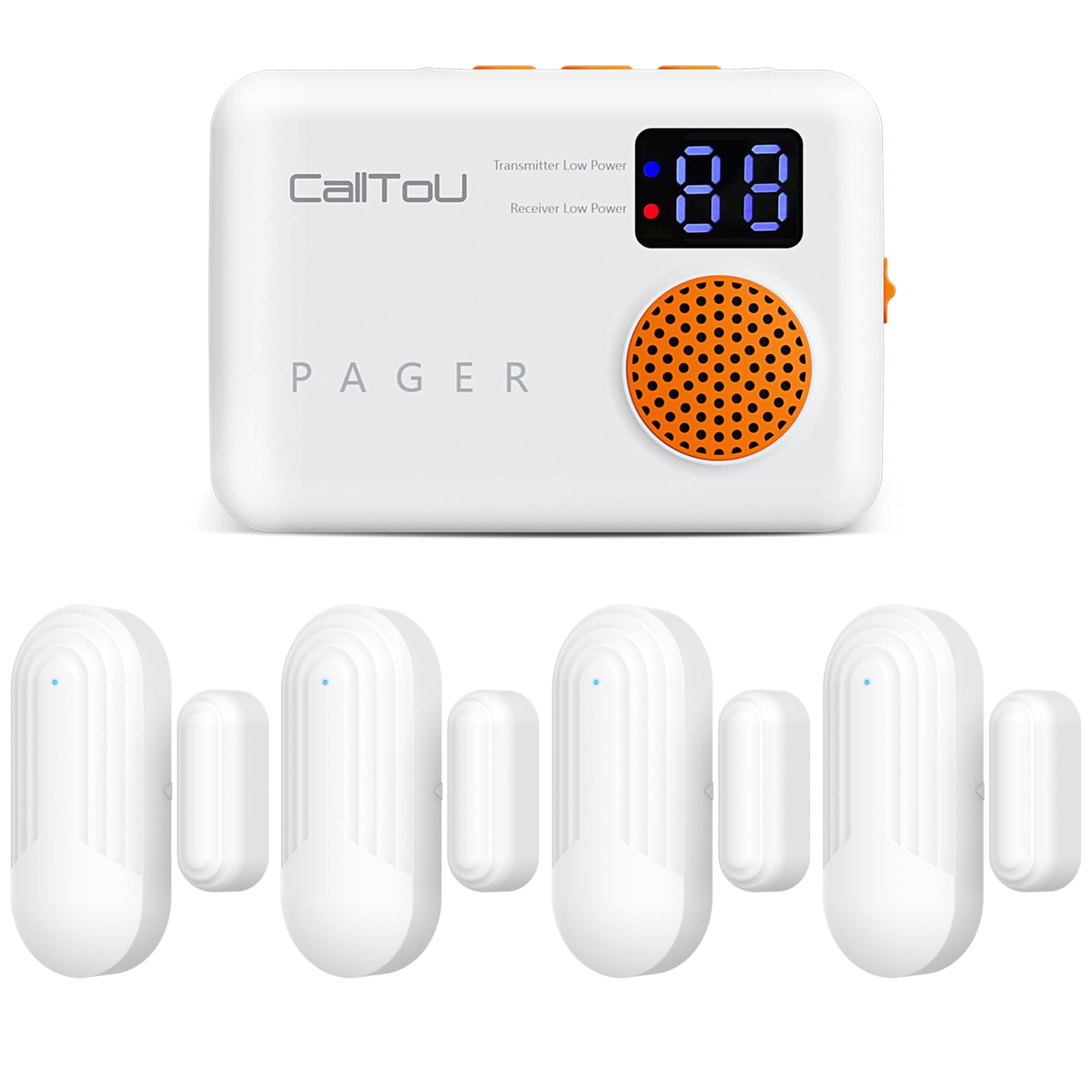 CallToU Door Sensor Chime Adjustable Vibration 500ft Operating Range Discover Ultimate Security Solutions
