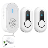 Daytech Téléavertisseur sans fil pour soignants et système de bouton d'appel d'urgence - Rechargeable, portable et extensible avec une portée de 1 000 pieds
