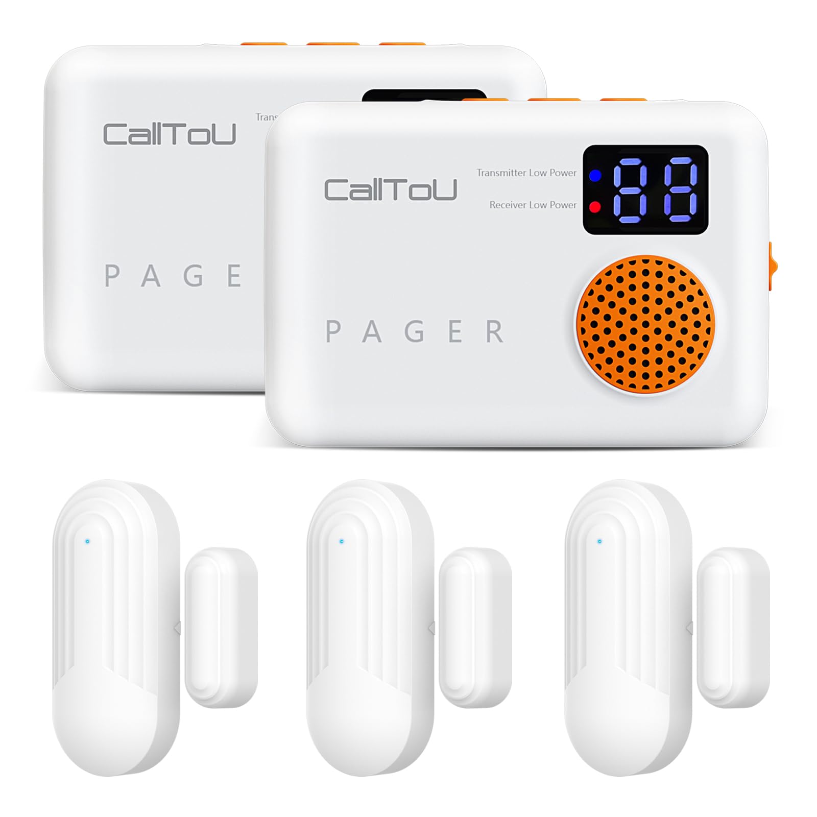CallToU Door Sensor Chime Adjustable Vibration 500ft Operating Range Discover Ultimate Security Solutions