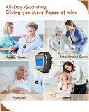 Daytech Medical Alert Watch – Restez connecté avec 4 alertes d'appel simultanées | Pas de frais mensuels | Option de portée étendue disponible