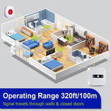 CallToU Caregiver Pager Emergency Call Button Bell Panic Alarm System Personal Calling Alert Help Safety Alarm CallToU